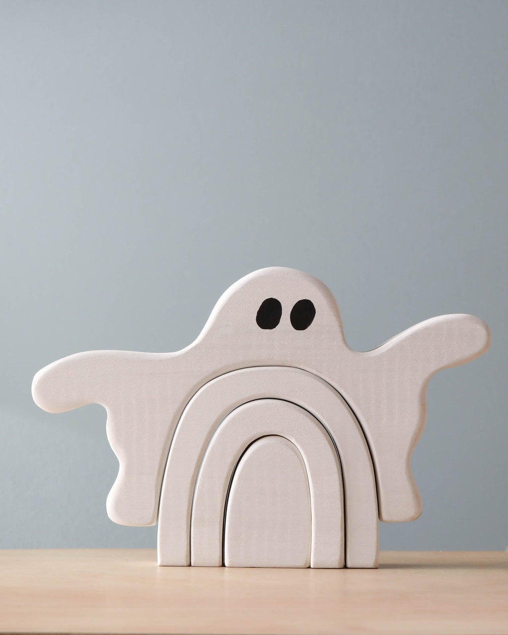 Handmade Wooden Ghost Stacker